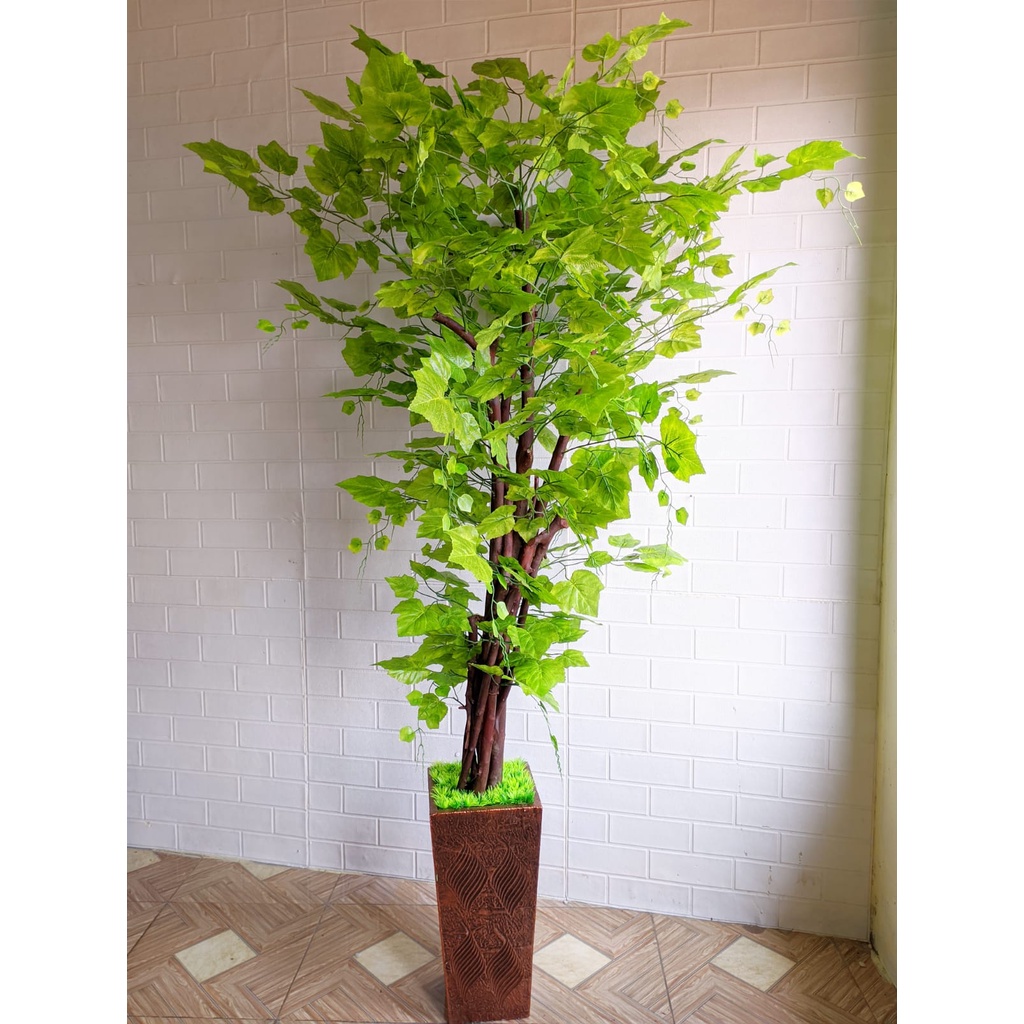 pohon anggur artificial 170cm- Pohon Hiasan Dekorasi Rumah - Hiasan Pojok - Pohon Anggur Plastik Hia