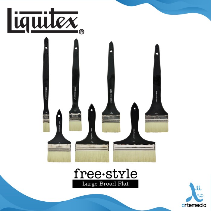 

Terlaris Kuas Lukis Liquitex Free Style Large Broad Flat Professional Brush