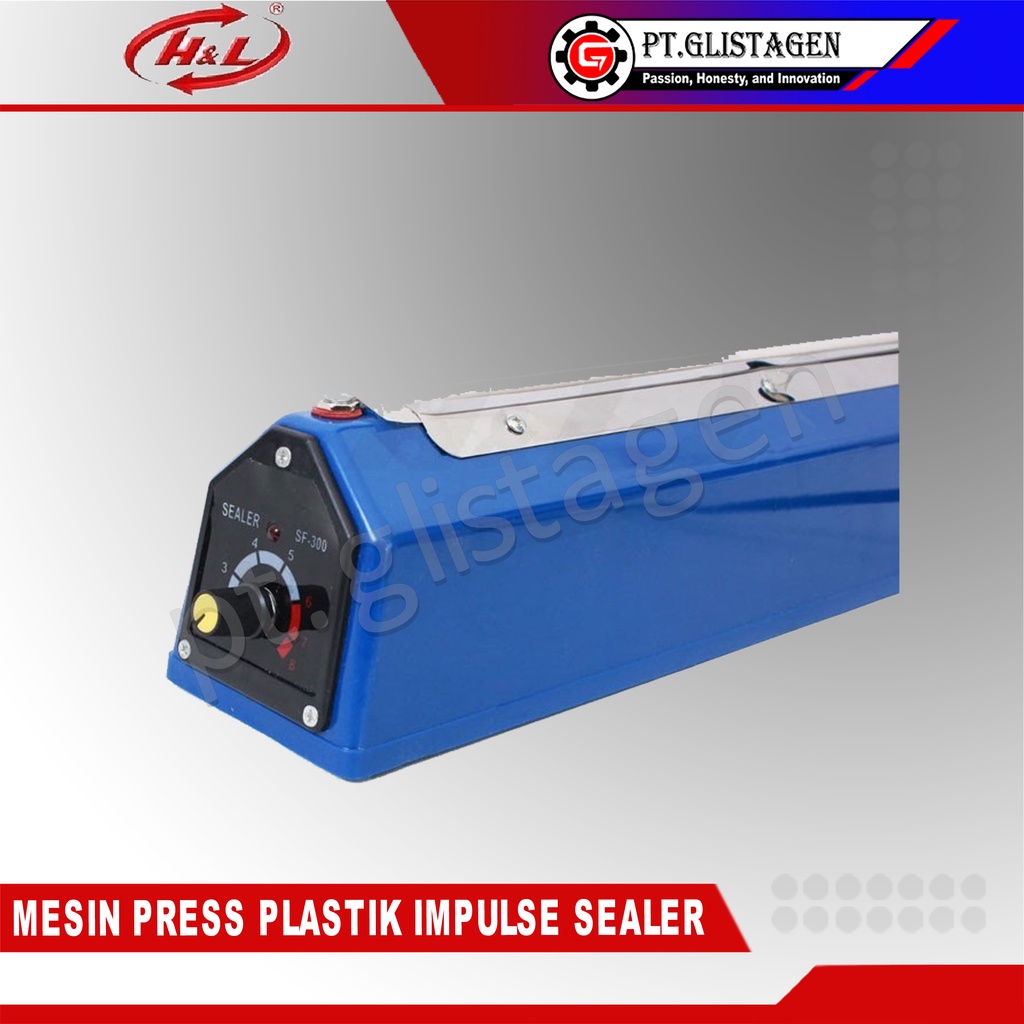 HL Impulse Sealer 30cm Mesin Press Plastik 30cm ( Body Plastik )