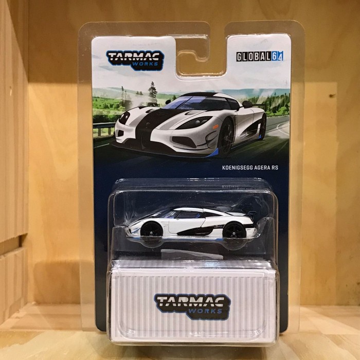 HOT SALE TARMAC WORKS KOENIGSEGG AGERA RS WHITE TERLARIS