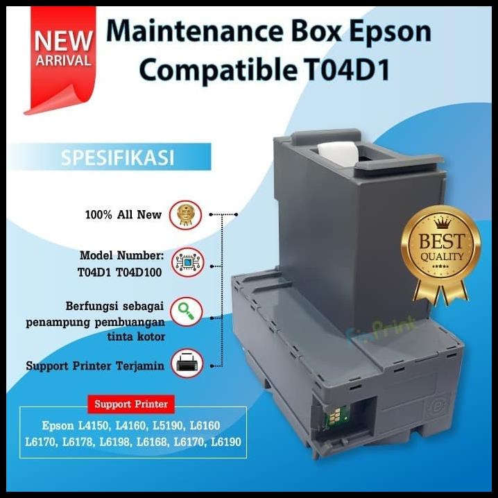 Maintenance Box Epson T04D1 Busa Printer M1140 M2140 M3170 L14150