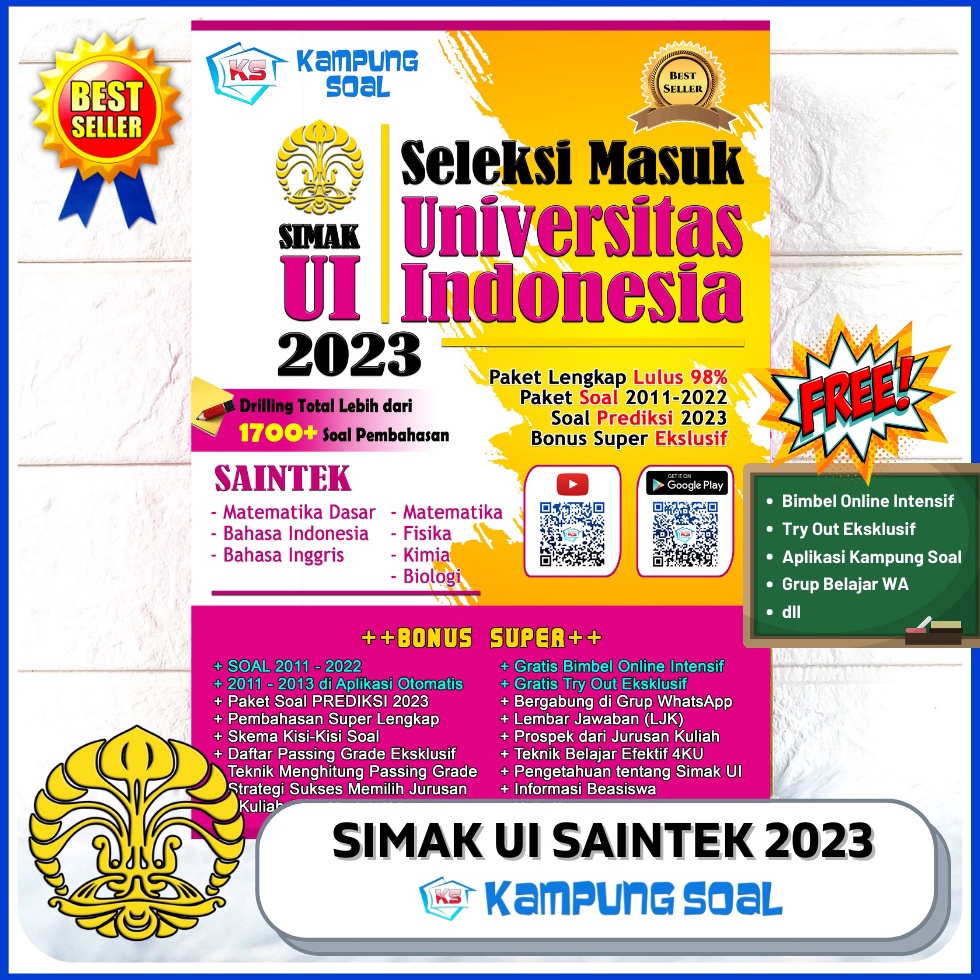✾ New SIMAK UI SAINTEK 2023 by Kampung Soal 84