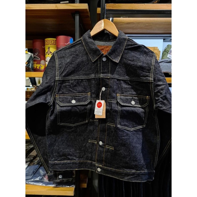 Big Sale Studio DArtisan 15Oz Indigo Selvage Type Ii Denim Jacket Discount