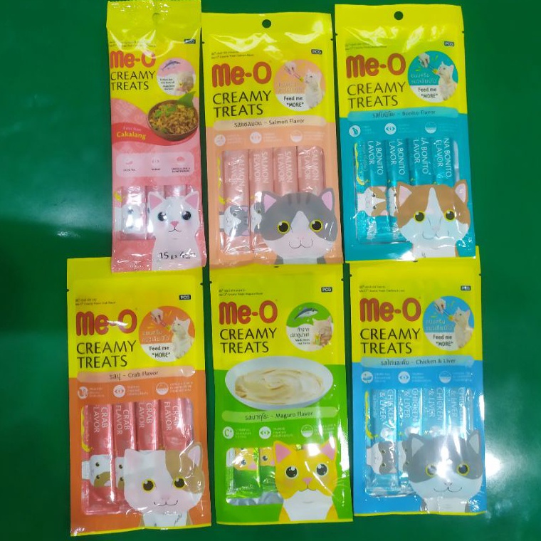 (V♫2M❤) snack meo liquid creamy treats all varian / meo creamy paasti.dikirim