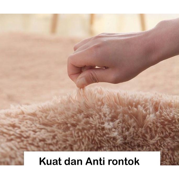 Sale Karpet Bulu Ombre Uk. 120 X 180 Cm Anti Slip Karpet Bulu Rasfur Tebal