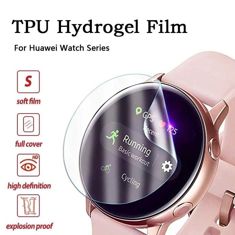 Promo BUT 1 GET 1 HYDROGEL FILM CLEAR Samsung Galaxy Smart Watch 3 4 LTE 5 5 Pro Gear S2 S3 Fit 2 Pr