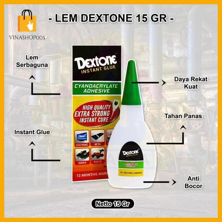 

lilajunio01 - LEM DEXTONE 15 GR - INSTANT GLUE