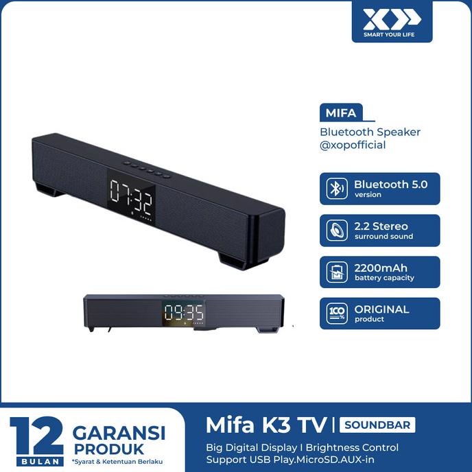 Mifa K3 Tv Soundbar Stereo Bluetooth Speaker Original