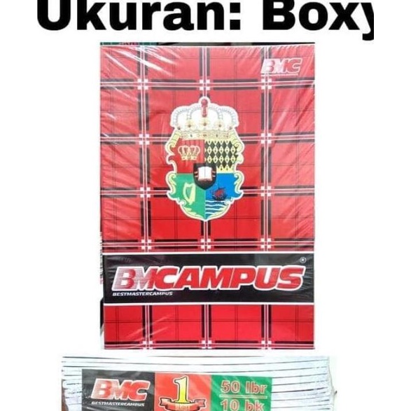 

Buku Tulis Campus 50 Lembar Boxy [10 Buku]