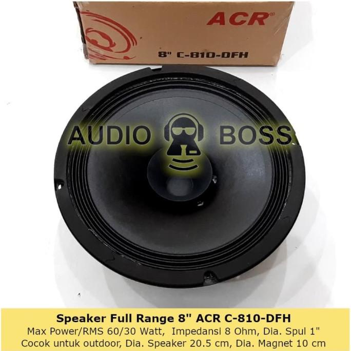 Speaker Full Range 8 Inch Acr C 810-Dfh / Full Range 8" Acr C 810-Dfh
