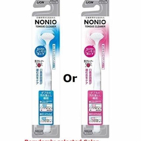 Nonio Tongue Cleaner Brush + Gel 45Gr (Pembersih Lidah) [Cod]