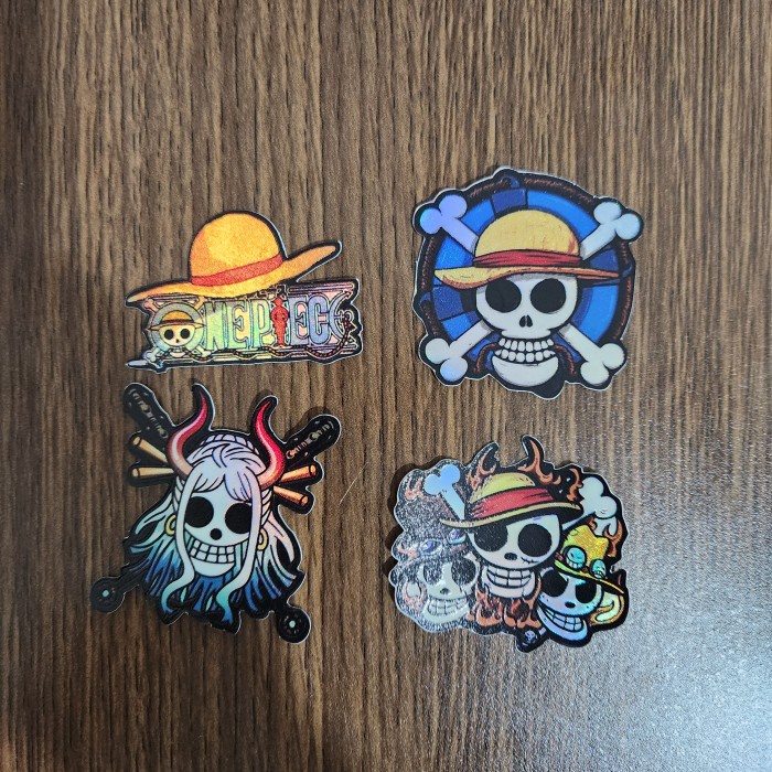 

Sticker Hologram Anime - PSH1692 - Onepiece Logo 4pcs