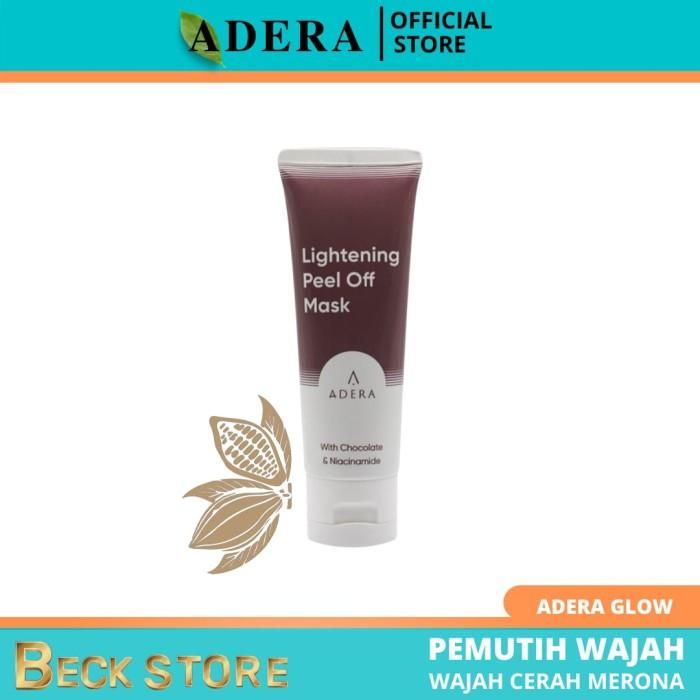 Mask Adera Lightening Peel Off Mask With Chocolate & Niacinamide