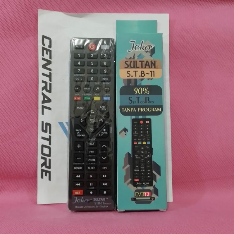 Remote Multi JOKER SULTAN STB 11 Remote DVBT2 UNIVERSAL