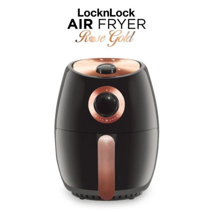 Octanita_Id- Lock N Lock Air Fryer Rose Gold Kapasitas 2L 100% Original