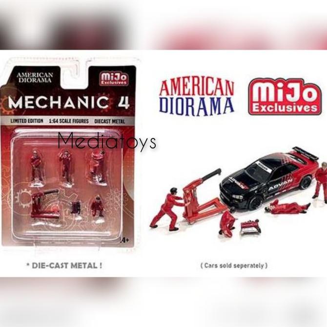 figure american diorama 1:64 mechanic 4