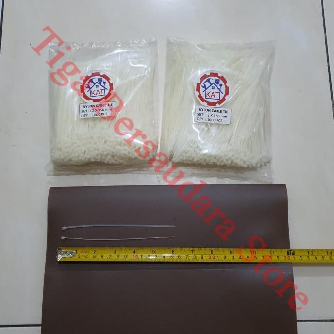 

((((()paling dicari] Kabel ties 15 cm / 2 x 150 mm/ cable tie / tis pengikat isi 1000 PCS