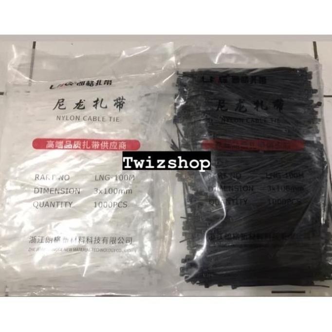 

:::::::] Kabel Ties 10 cm / Kabel Tis 3x100mm ISI 1000 PCS