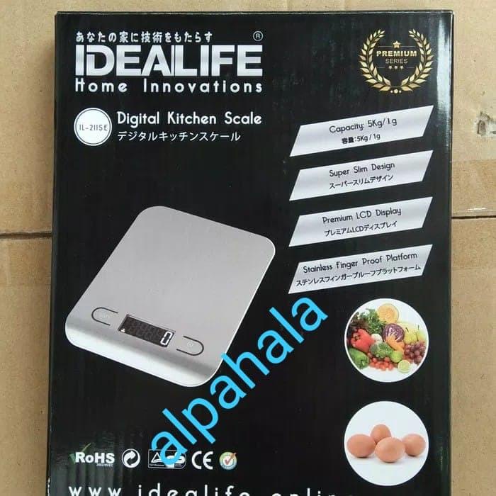 idealife IL-211S Timbangan Dapur Digital