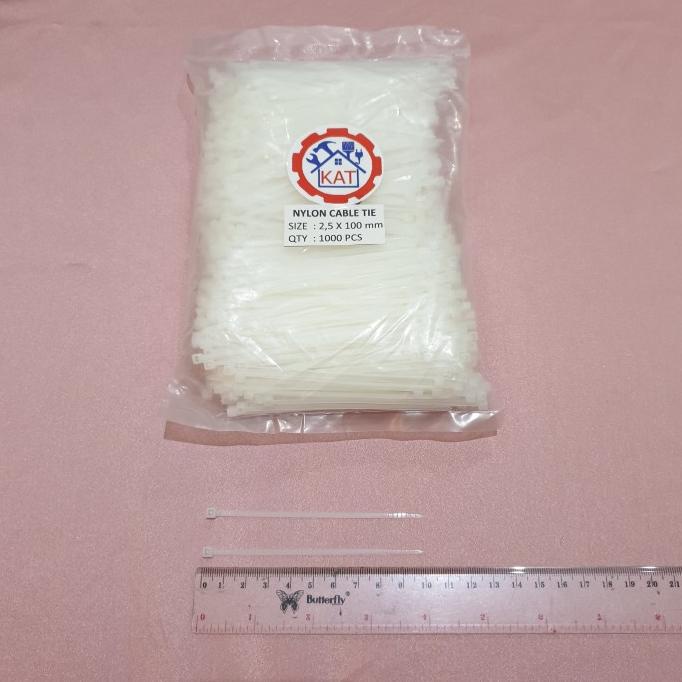

&<&<&<&] Kabel ties 10 cm/ 2.5 x 100 mm/ cable tie / tis / pengikat isi 1000pcs