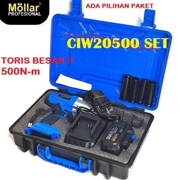 MOLLAR CIW20500 Cordless Impact Wrench Brushless 500 Nm / JLD 550 Nm