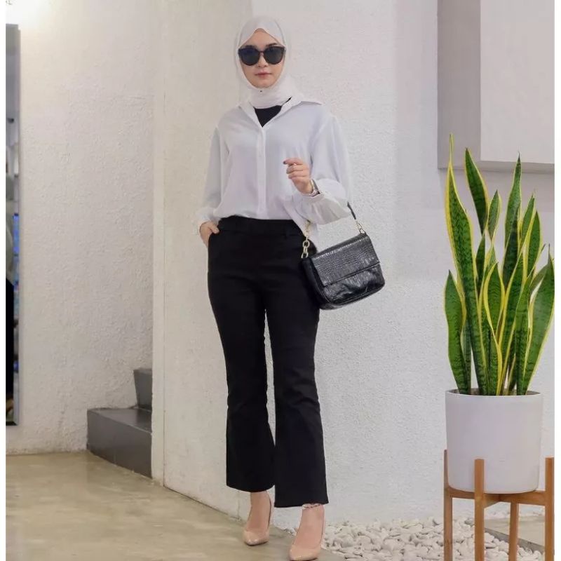 CELANA KERJA WANITA CELANA CUTBRAY BASIC PANTS