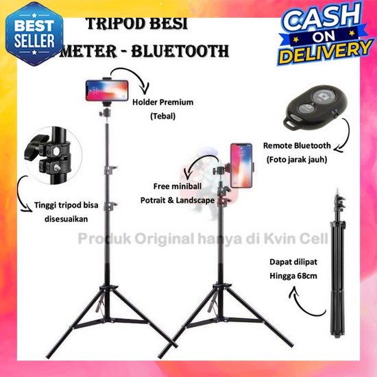 Tongsis Hp Vlog Murah Bluetooth Tripod Multifungsi Remote Panjang Led Berdiri Terlaris Terbaru 2023 