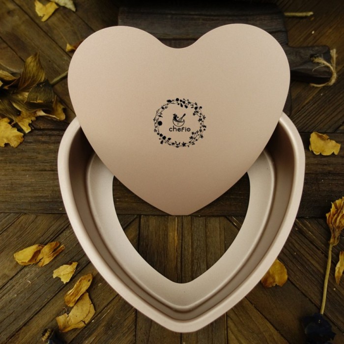 

Chefio Love Cake Pan / Loyang Hati Bongkar Pasang Anti Lengket 20cm