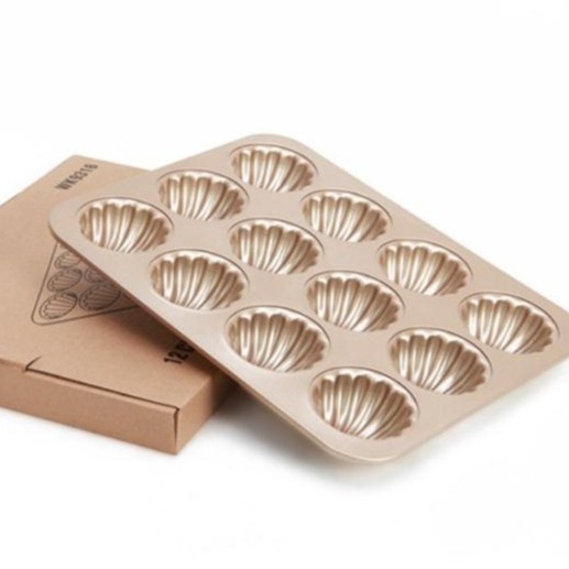 

Chefmade WK9316 - Madeleine 12cup Non Stick Pan / Loyang Kerang