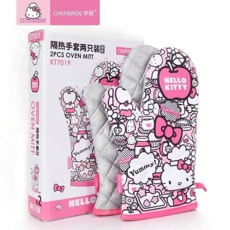 

Chefmade Hello Kitty Oven Mitten / Sarung Tangan Masak / 1 Pair Gloves