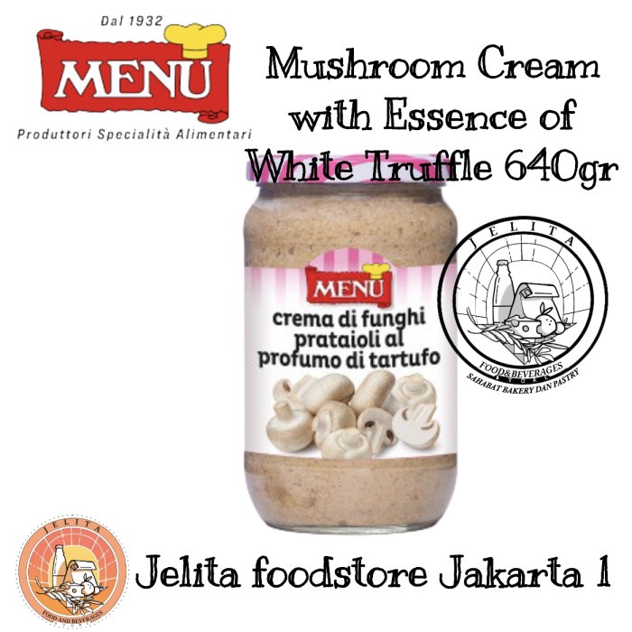 

Menu Mushroom Cream with Essence of White Truffle 640gr