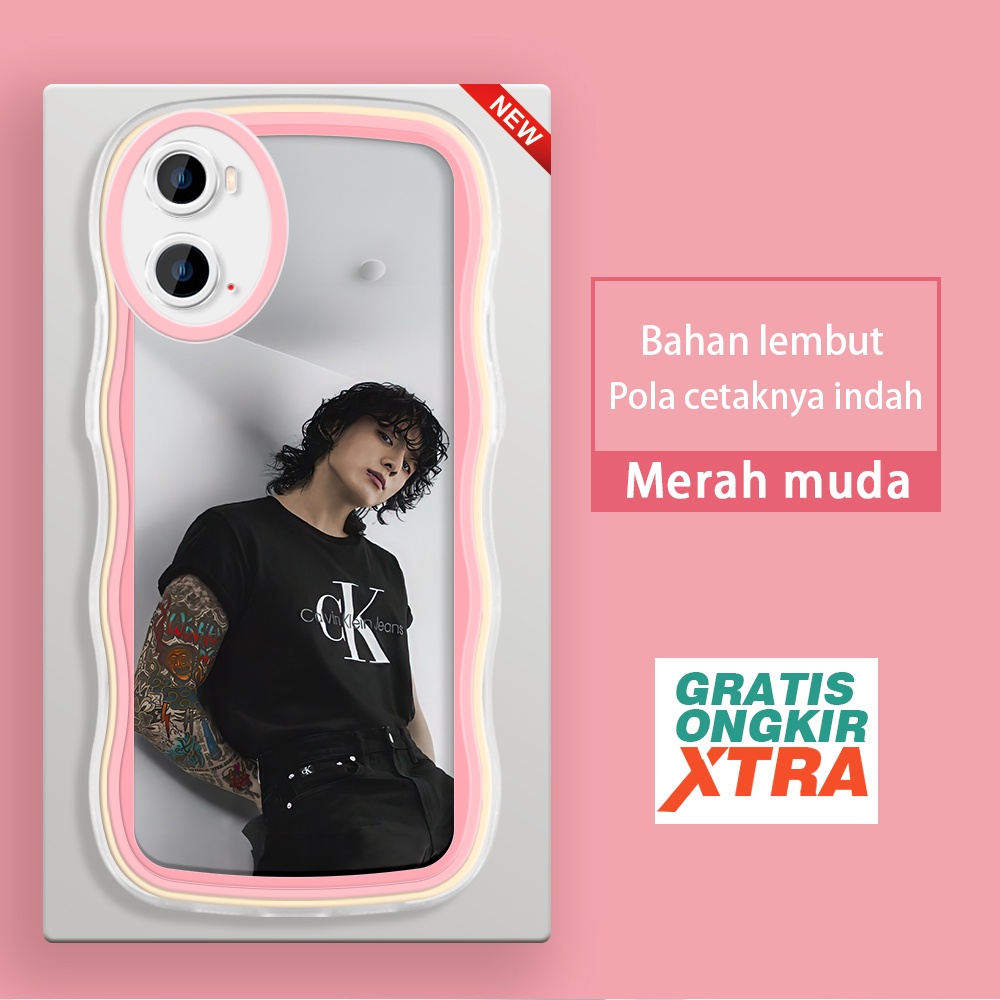 OPPO A15 A15S A16 A16S A16K A16E A17 A17K A31 A33 2020 A39 A36  Casing Ponsel  Pola Jeon Jungkook BT