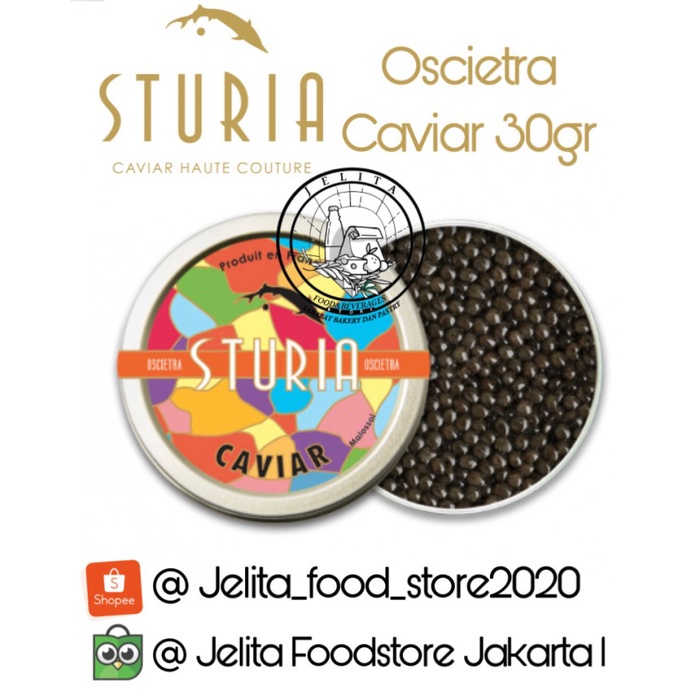 

Sturia Caviar Oscietra pure salt 30gr