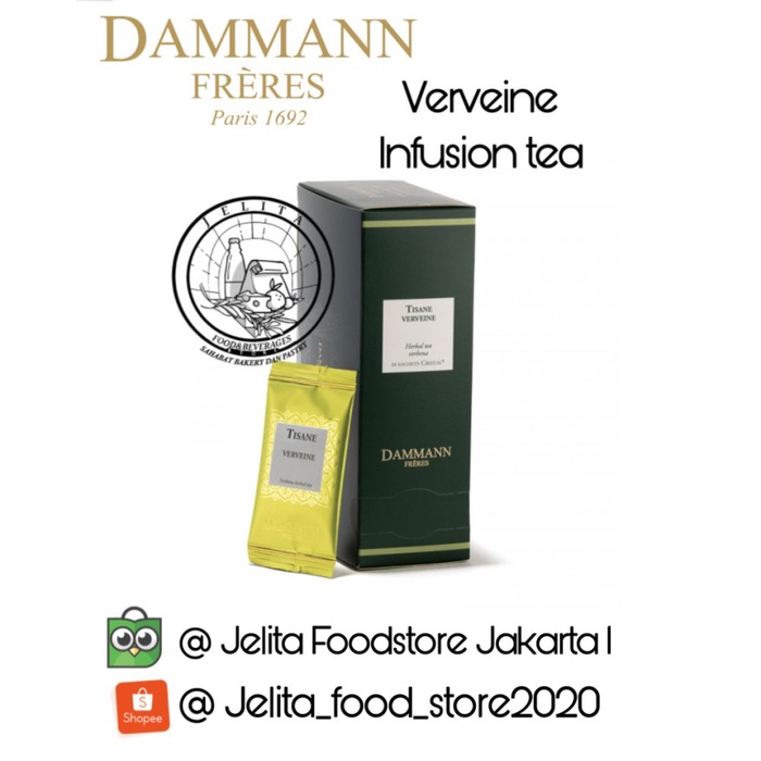 

Dammann Crystal Herbal Infusion bags Verveine 24pcs (DAM5680)