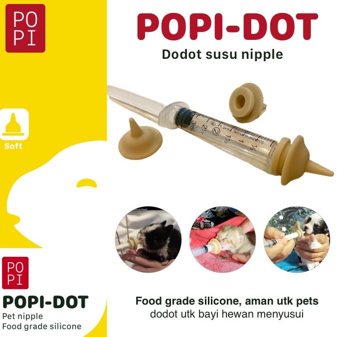 Promo POPI-DOT PET NIPPLE kitten dot bayi hewan kucing, anjing, kelinci, otter dll