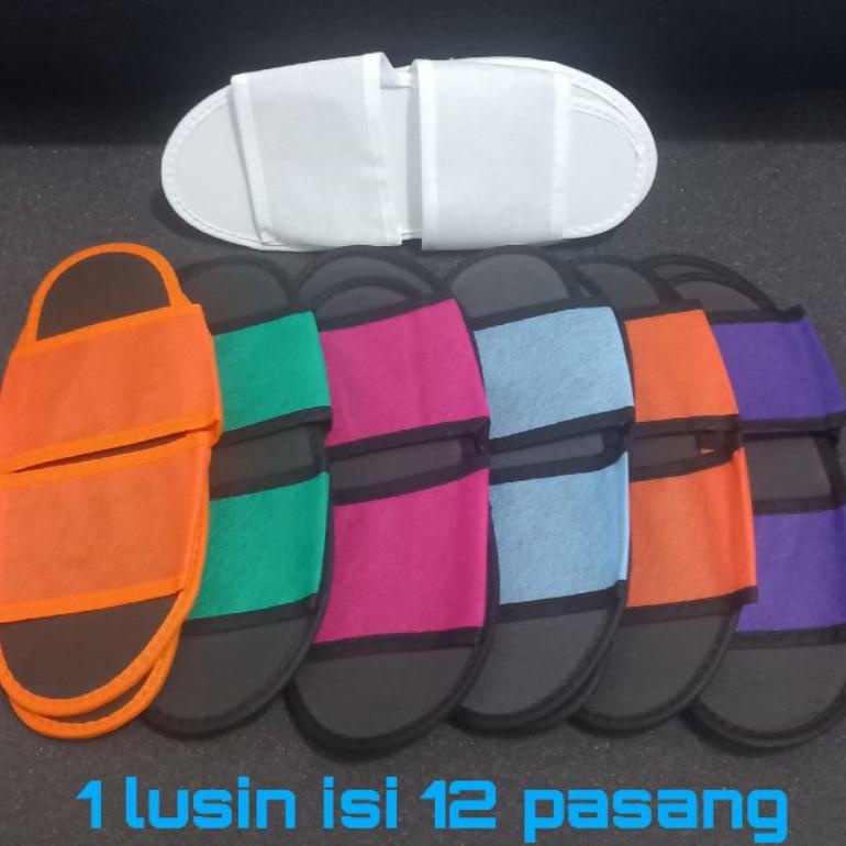 New Sandal Lantai #Sandal Hotel #Sandal Klinik# Sandal Rumah #Sovenir #Dll ( 1 Lusin Isi 12 Pasang)