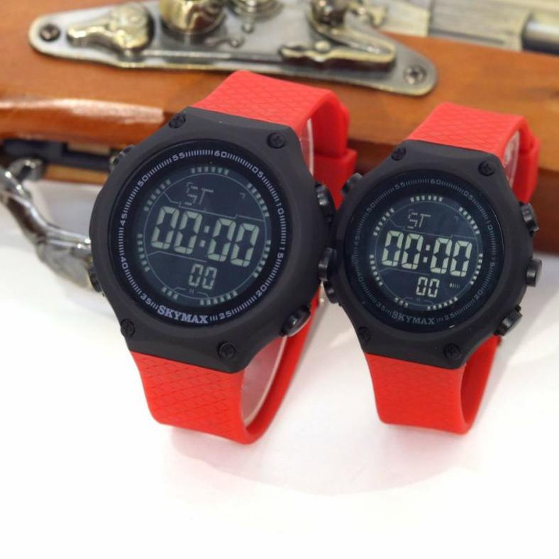 Ready Jam Tangan Skymax Couple Pasangan Anti Air Terlaris