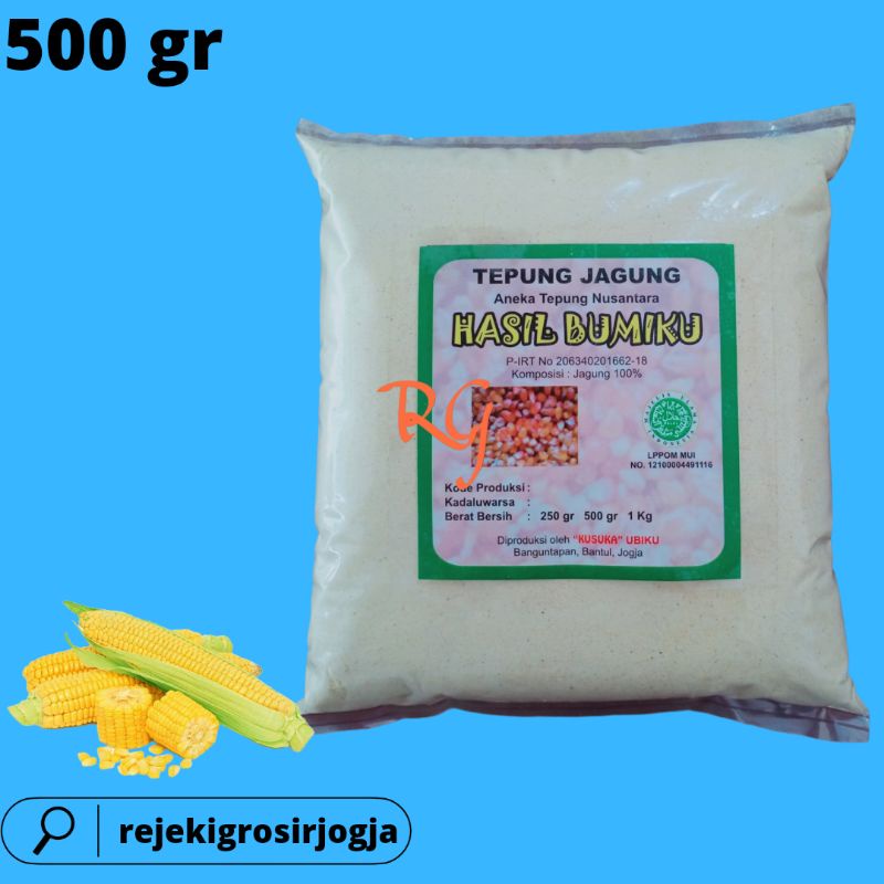 

Tepung Jagung Organik kemasan 500 GRAM/Tepung MPASI Jagung Organik/Tepung Jagung Gluten Free Organik/Tepung Jagung Murni kemasan 500 gram
