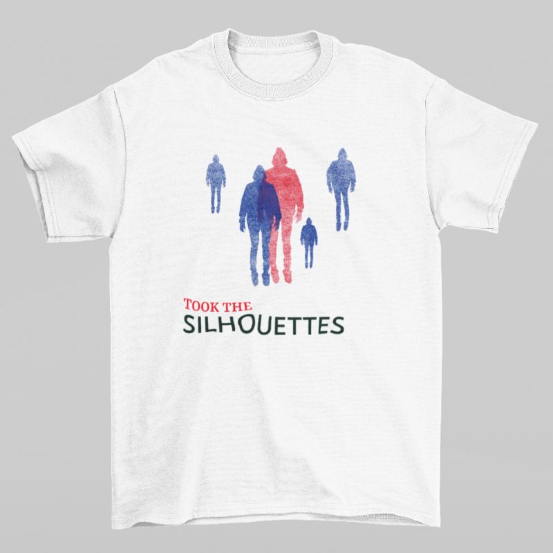 T-shirts Lavier Silhouettes White