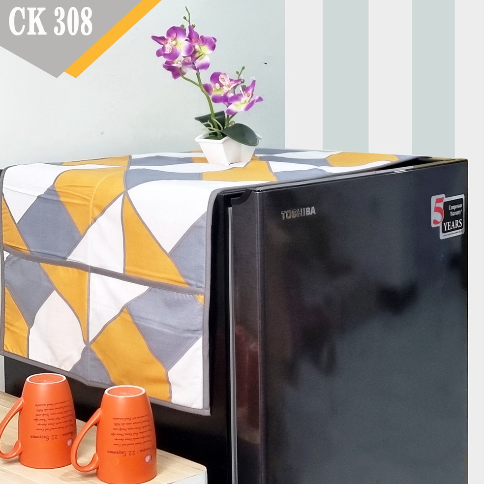 Stok Terbaru Sarung Kulkas Taplak Kulkas Cover Kulkas