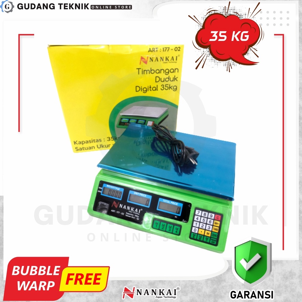Terbaru.. Timbangan Duduk Digital 35KG NANKAI / Timbangan DIGITAL Duduk 35 Kg NANKAI 42