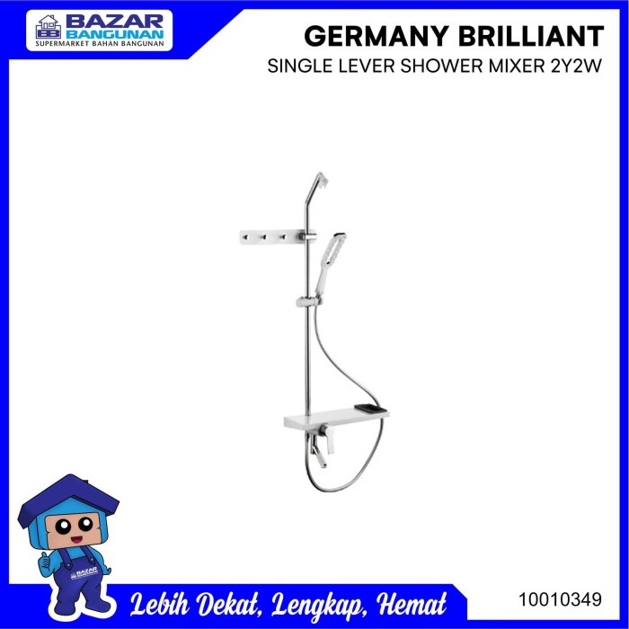 Shower Tiang Lever Column Set Germany Brilliant Gbn 2Y2W Gbn2Y2W