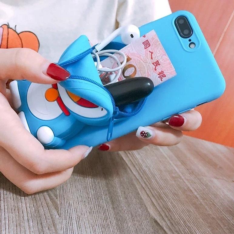 Viral Xiaomi/Redmi 9T/Note 7/Note 7 Pro/9C/9A/S2/Go/Soft Case Karakter/ Boneka Disney Dompet Koin/Co