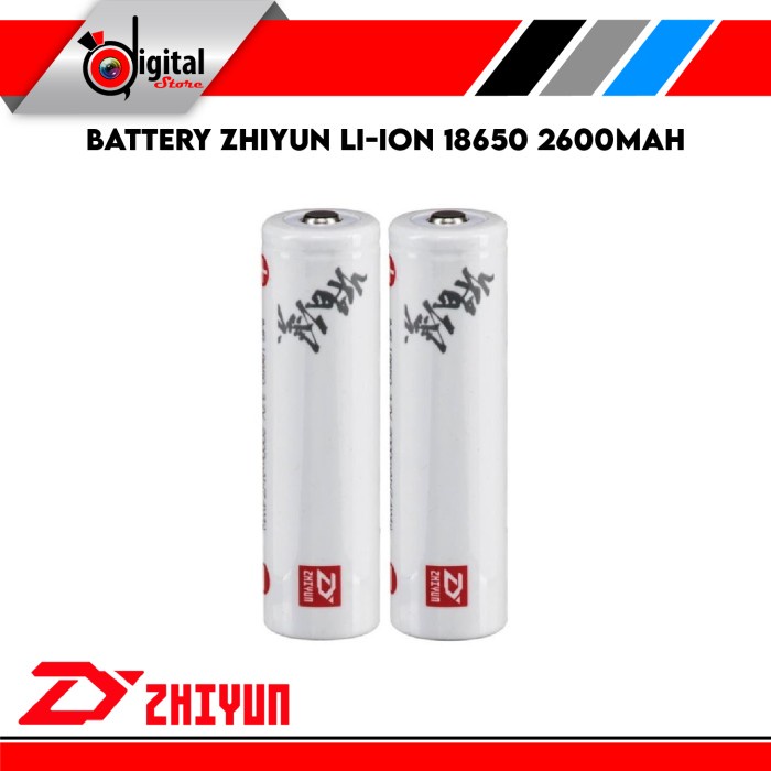 Battery Zhiyun Li-Ion 18650 2600mAh Baterai Zhiyun Weebill