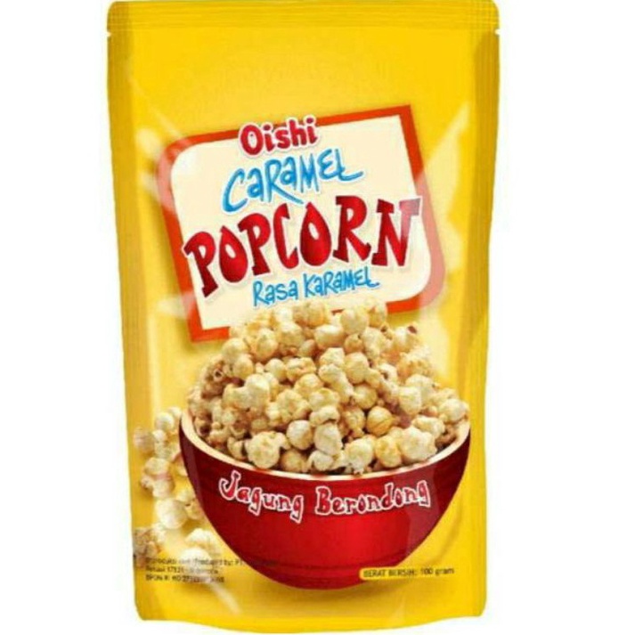 

[KODE PRODUK MMECJ5055] Popcorn Caramel Oishi 100gr