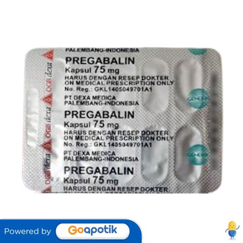 PREGABALIN OGB DEXA MEDICA 75 MG STRIP 10 KAPSUL