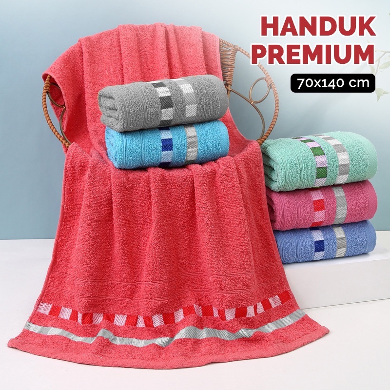 Handuk Mandi Jumbo Size 70x140cm MURAH PAKET HANDUK DEWASA