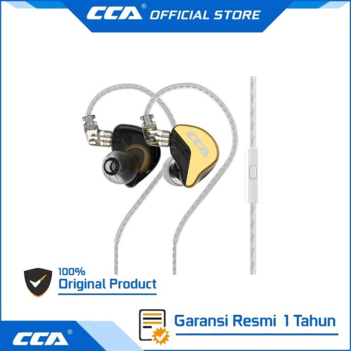 Best Seller CCA CRA+ with Mic In Ear Monitor Earphone Upgrade from CCA CRA