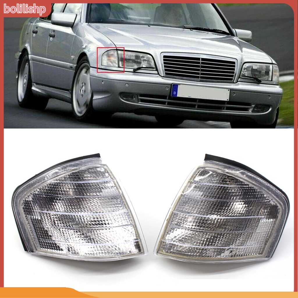 &lt;Bolilishp&gt; Cover Lampu Sein Kiri / Kanan Bahan Abs Tahan Lama Untuk Mercedes-Benz C-Class W202 94-00 2028261243