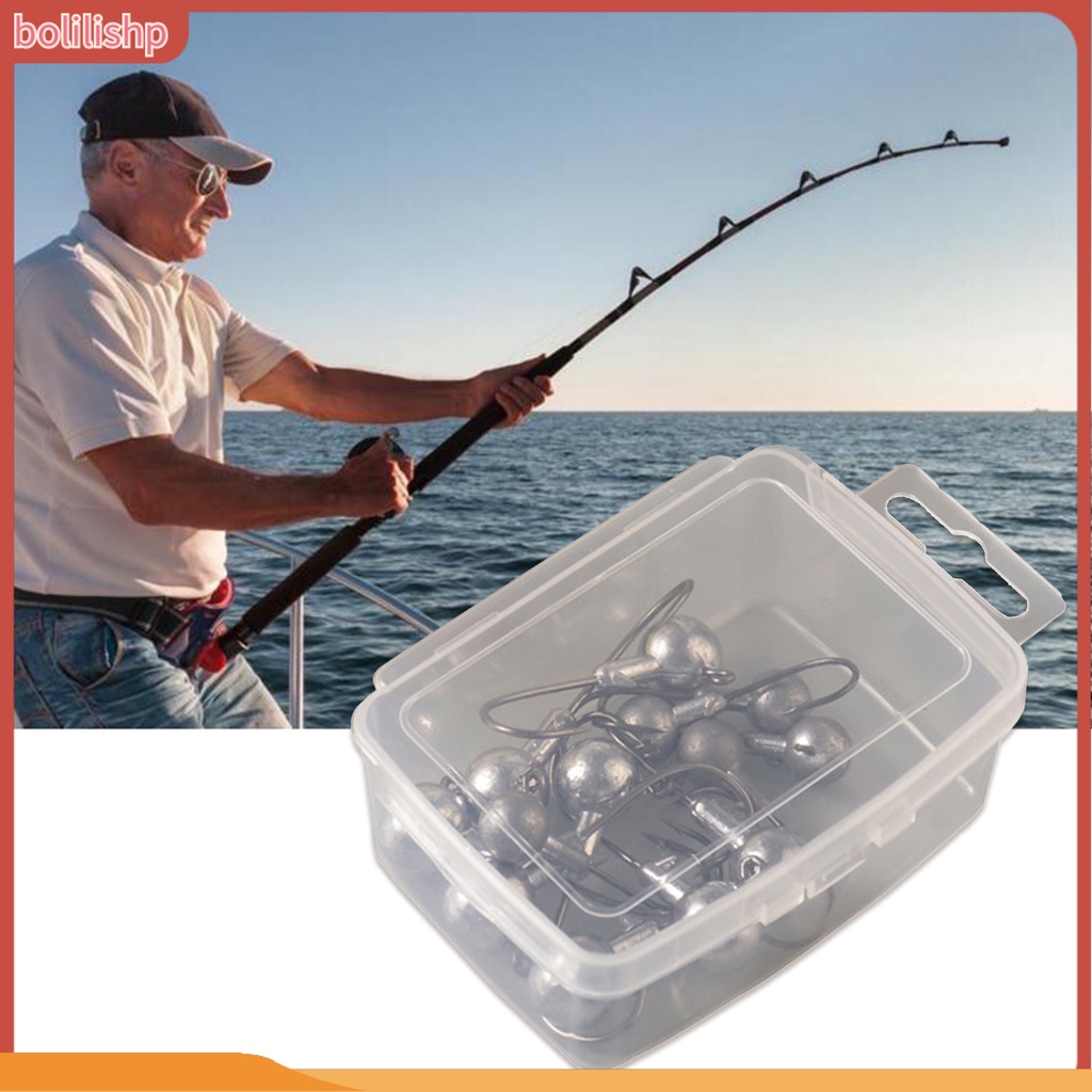 [Bolilishp] 4pcs Lure Box Kokoh Reusable Transparan Tahan Jatuh ABS Fishing Tackle Storage Box Outdoor Memancing